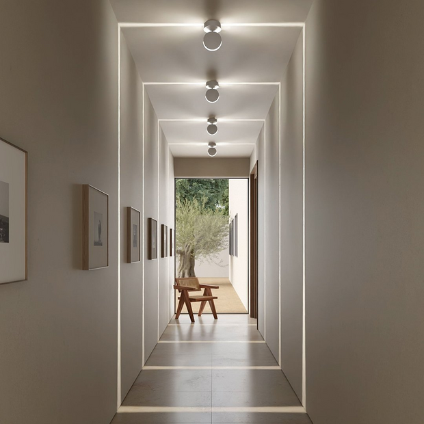 LichtOrbit 360 LED Lampe außen innen drehbar modern IP65 wetterfest