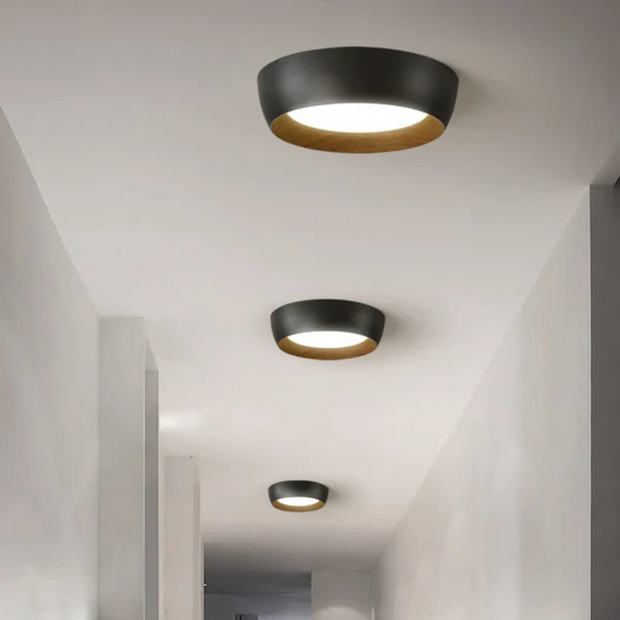 Skandinavische LED Deckenleuchte NordLuma für Wohnzimmer Schlafzimmer Flur