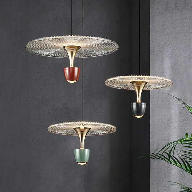 Moderne LED Hängelampe für Esszimmer und Wohnzimmer mit Acryl Design