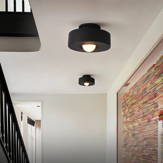 Moderne LED Deckenleuchte rund Wohnzimmer Schlafzimmer energiesparend