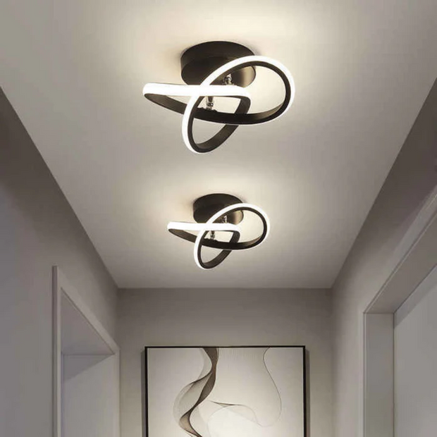 LumoRing LED Deckenleuchte modern energiesparend für Wohnzimmer Schlafzimmer Flur