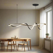 Moderne LED Hängeleuchte Schwarz Dimmbar über Esstisch Wohnzimmer kaufen