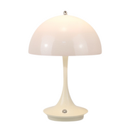 moderne led tischlampe mit touch dimmer pilz design usb aufladbar
