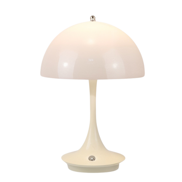 moderne led tischlampe mit touch dimmer pilz design usb aufladbar