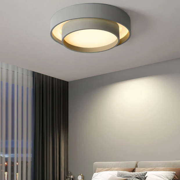 Moderne LED Deckenleuchte dimmbar für Wohnzimmer und Schlafzimmer