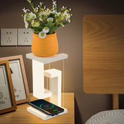 SchwebeLicht Aura moderne LED Tischlampe mit kabellosem Laden