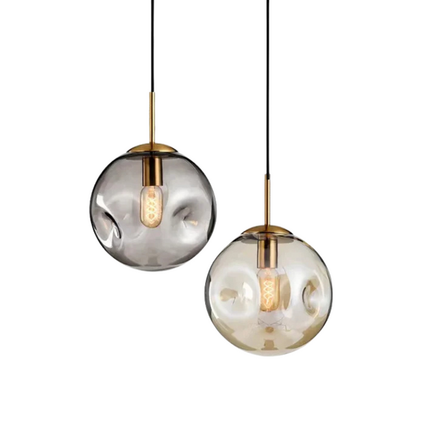 Design Glas Hängelampe modern für Esstisch Wohnzimmer Küche