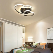 Herzförmige LED Deckenlampe Kinderzimmer 50cm warmweiß dimmbar