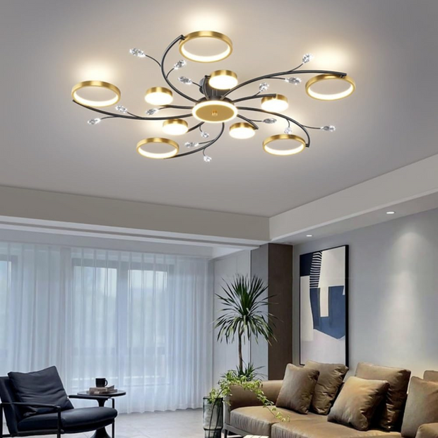 Luminara Deckenleuchte dimmbar LED modern für Wohnzimmer und Schlafzimmer