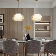 Moderne Milchglas Hängelampe für Wohnzimmer und Esstisch kaufen