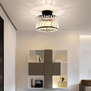 kristall deckenleuchte wohnzimmer modern elegant für schlafzimmer und küche