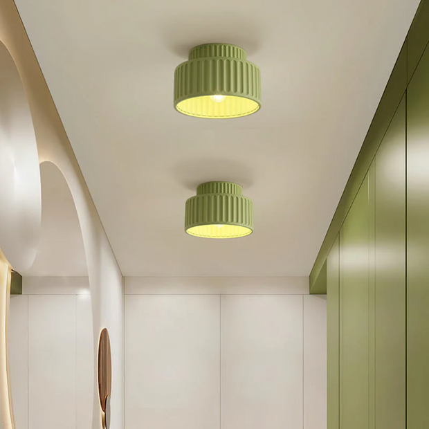 Vintage Deckenleuchte für niedrige Decken stilvolle Lampe für Wohnzimmer Schlafzimmer Küche