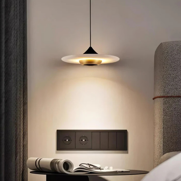 Marmor Hängelampe Wohnzimmer Schlafzimmer LED Designlampe Modern