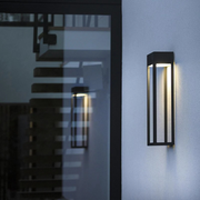 Solar Außenlampe LED schwarz modern wasserdicht für Garten und Terrasse