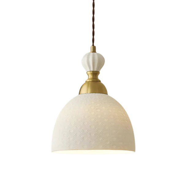 Design Hängelampe Glas Messing für Esstisch oder Wohnzimmer