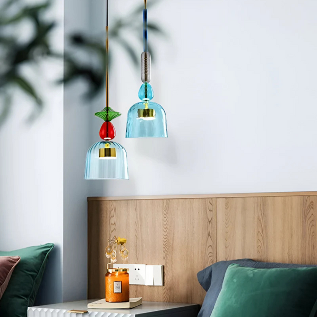 Skandinavische Pendelleuchte bunt für Esszimmer und Wohnzimmer modern