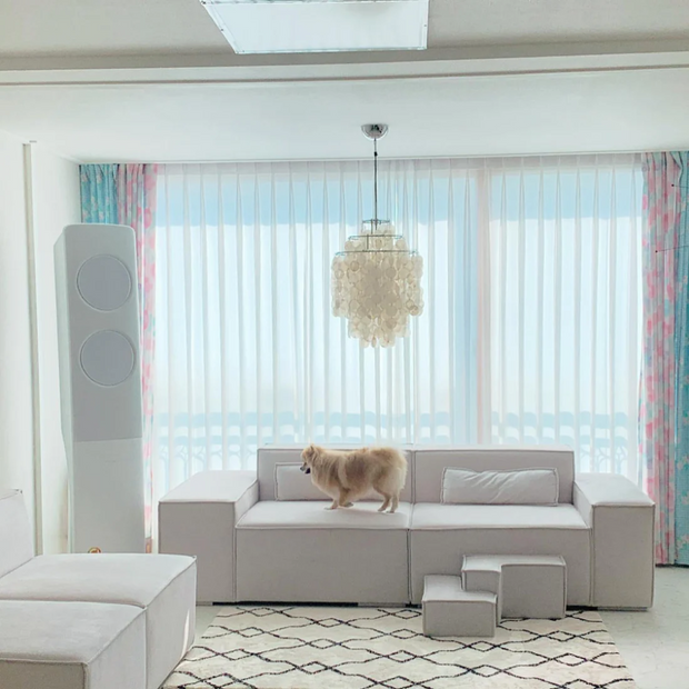 Muschel Hängelampe für Esstisch Wohnzimmer Vintage Look