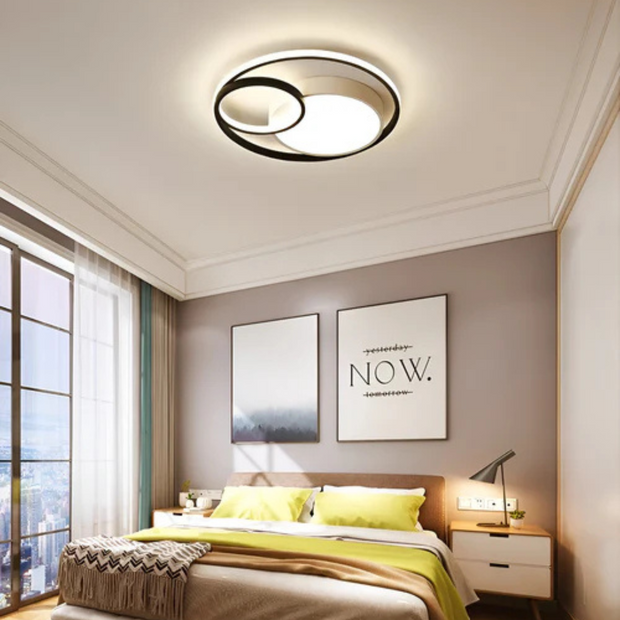LumaKreis LED Deckenlampe dimmbar modern energiesparend Designlampe Wohnzimmer Schlafzimmer