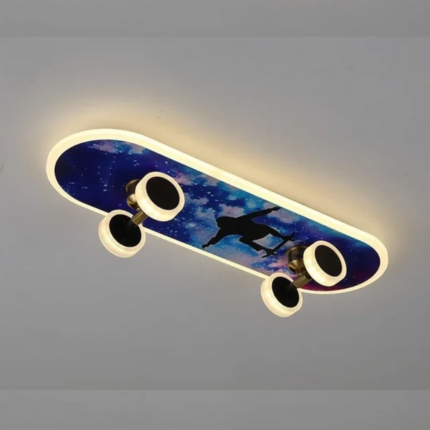 Moderne LED Deckenlampe Schlafzimmer energiesparend warmweiß