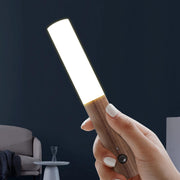 NachtGlanz Leuchte, LED, Warmweiß, Holz, USB-aufladbar Wandleuchten