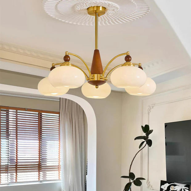 Moderne Kronleuchter für Wohnzimmer Esszimmer mit warmweißem LED Licht