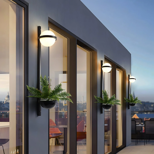 Wandlumen Lux moderne LED Außenwandleuchte wetterfest IP65 energieeffizient
