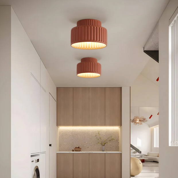 LumoWelle Deckenleuchte modern weiß für Wohnzimmer und Flur