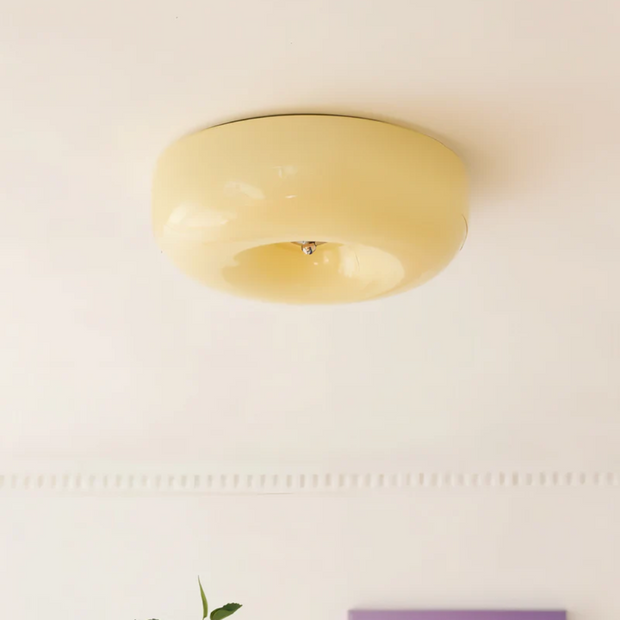Nordluxa Halo LED Deckenleuchte Wohnzimmer modern skandinavisch rund Glas