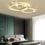 LED Deckenlampe mit Schmetterling Effekt dimmbar für Wohnzimmer Schlafzimmer