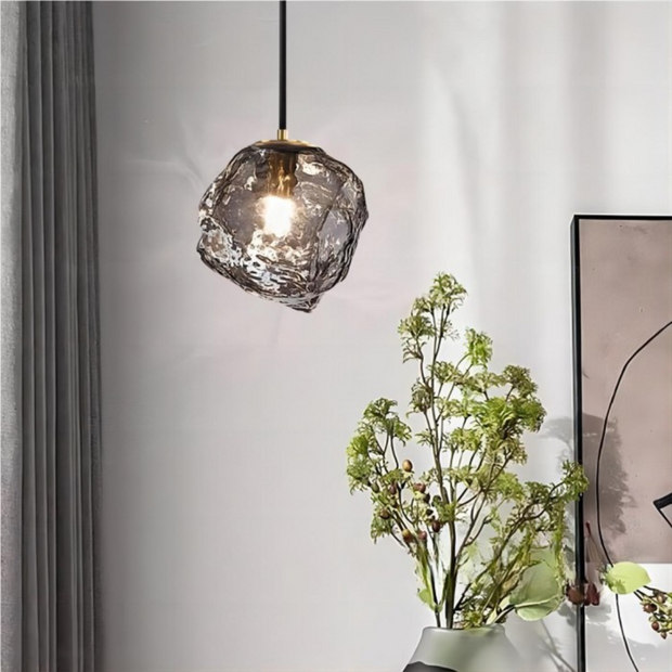 Design Pendelleuchte Glas Dimmbar für Esstisch Wohnzimmer Schlafzimmer