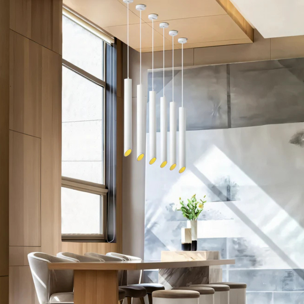 Design Hängelampe für Esstisch modern LED Aluminium Wohnzimmer