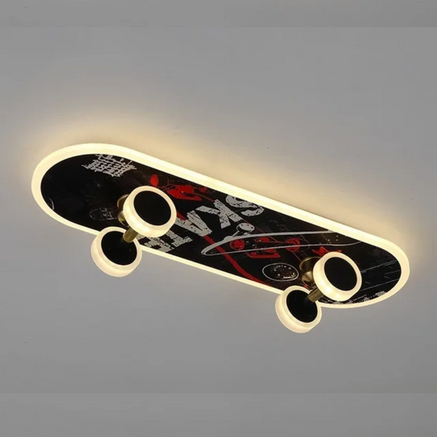 Moderne LED Deckenlampe Schlafzimmer energiesparend warmweiß