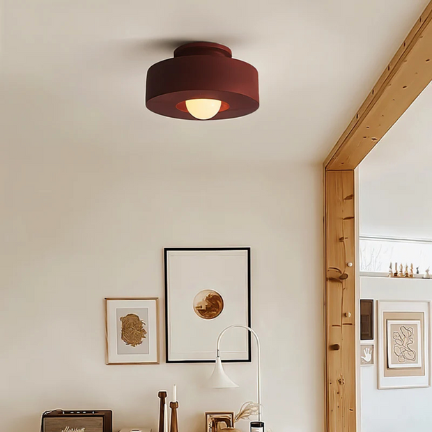 Moderne LED Deckenleuchte rund Wohnzimmer Schlafzimmer energiesparend