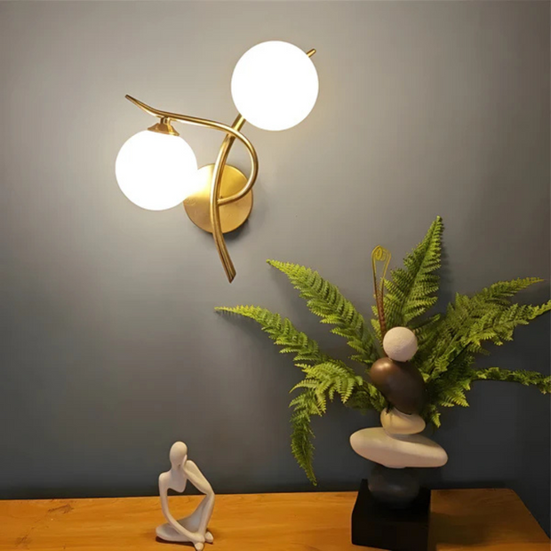 GlasGold Wandlicht
