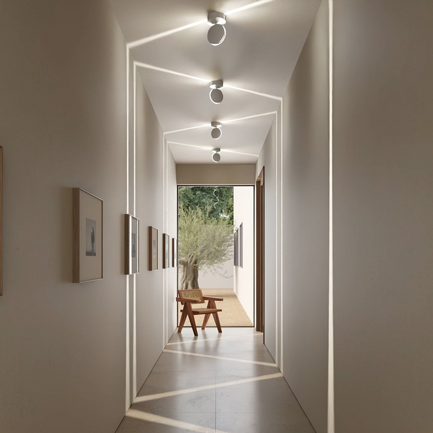 LichtOrbit 360 LED Lampe außen innen drehbar modern IP65 wetterfest