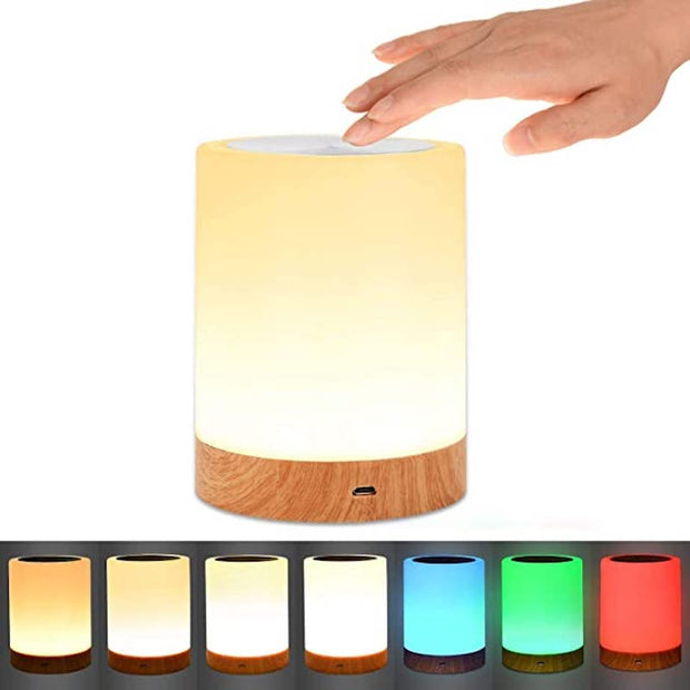 Kabellose LED Touch Lampe Schlafzimmer Wohnzimmer mit Farbwechsel und Akku