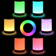 Kabellose LED Touch Lampe Schlafzimmer Wohnzimmer mit Farbwechsel und Akku