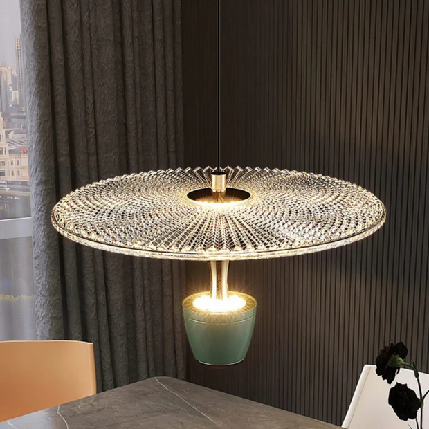Moderne LED Hängelampe für Esszimmer und Wohnzimmer mit Acryl Design