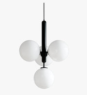 Glas Pendelleuchte modern klar Glaslampe für Esszimmer Küche Flur