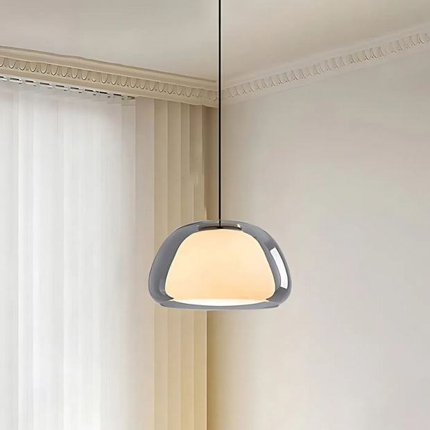 Moderne Milchglas Hängelampe für Wohnzimmer und Esstisch kaufen