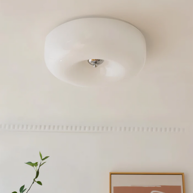Nordluxa Halo LED Deckenleuchte Wohnzimmer modern skandinavisch rund Glas