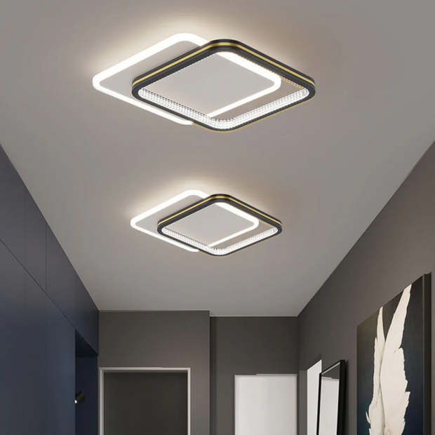 LumoForma moderne LED Deckenleuchte mit 3 Lichtfarben und elegantem Design