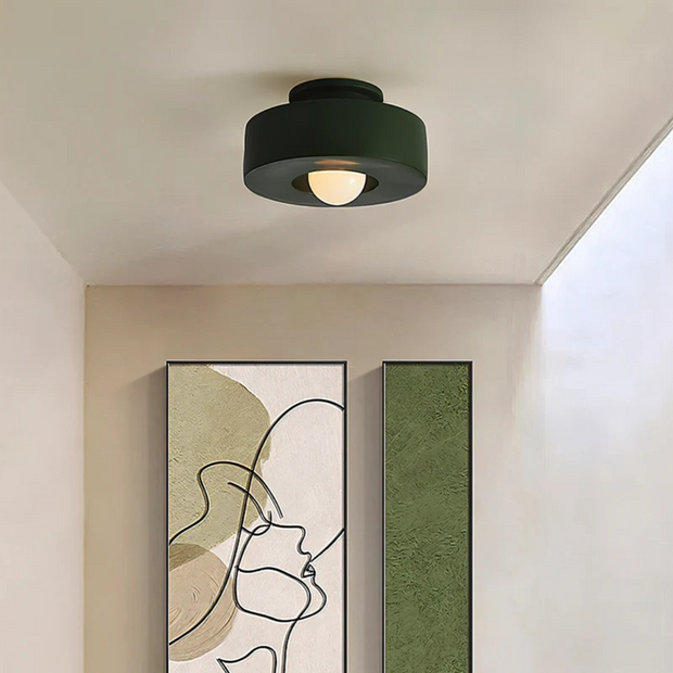 Moderne LED Deckenleuchte rund Wohnzimmer Schlafzimmer energiesparend