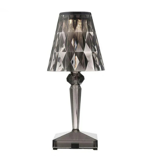 KristallGlanz LED Tischlampe mit Kristalloptik für stilvolle Beleuchtung im Schlafzimmer oder Wohnzimmer