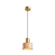 Design Pendelleuchte Esstisch modern Zylinderform in Gold