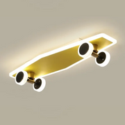 Moderne LED Deckenlampe Schlafzimmer energiesparend warmweiß