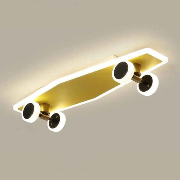 Moderne LED Deckenlampe Schlafzimmer energiesparend warmweiß