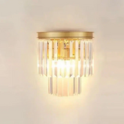 Kristall Wandlampe LED innen warmweiß modern gold Design