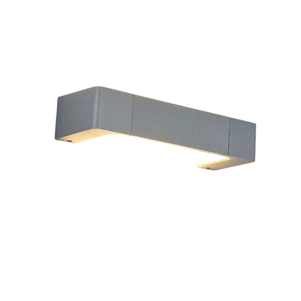LichtGlanz Außenwandlampe LED wetterfest modern für Garten und Terrasse