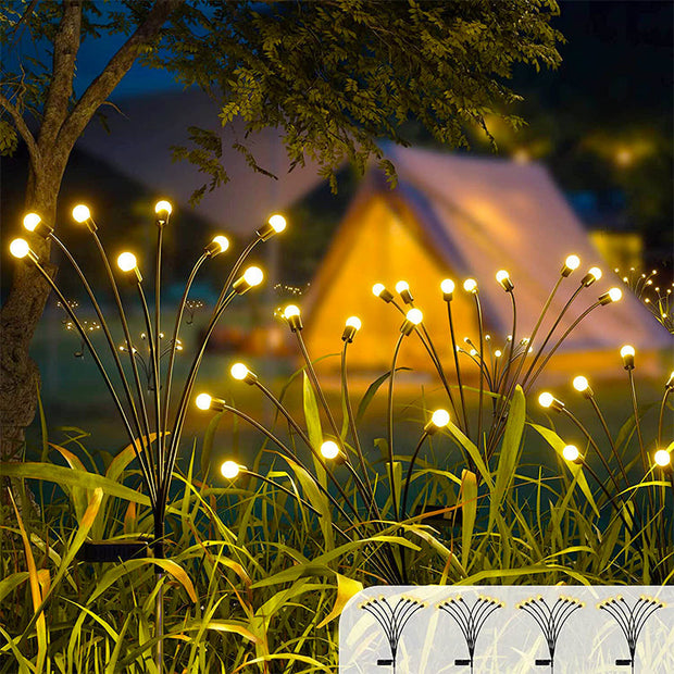 Lichtertanz Solarbetriebene Gartenbeleuchtung Außenlampen